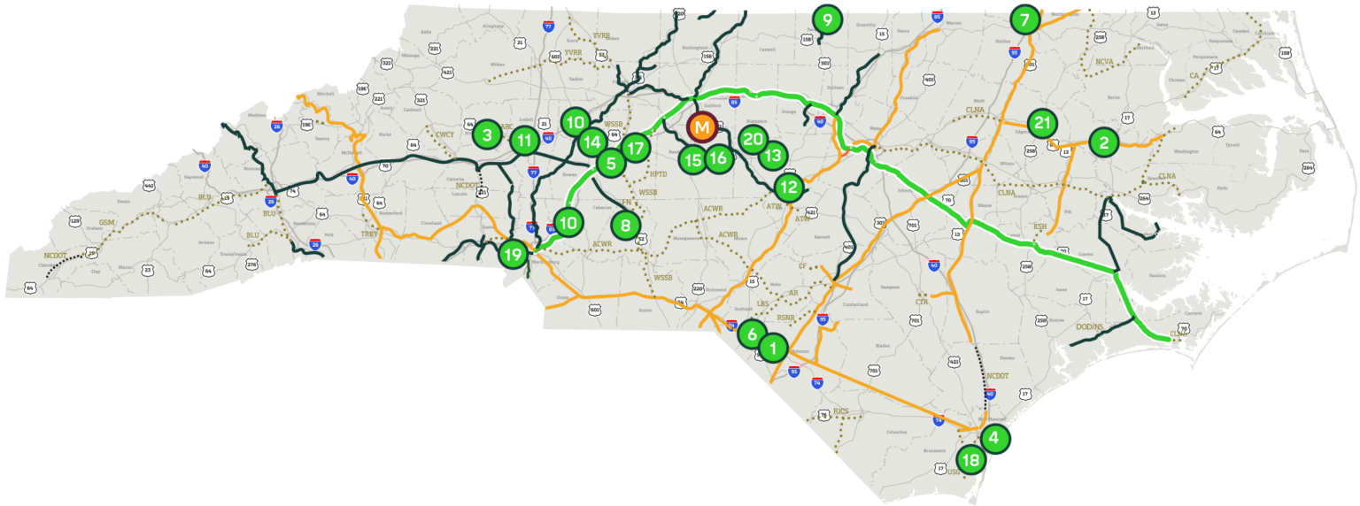 NCRR Invests Map